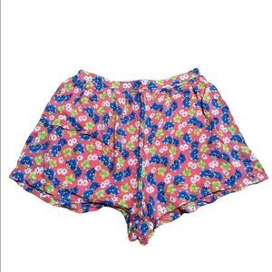 Hollister Co Pink Floral Elastic Waist Shorts Size Large NWT